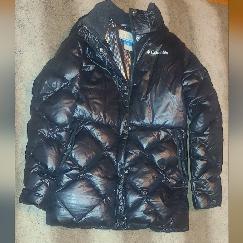 Columbia Kids Shiny Blue Puffer Jacket